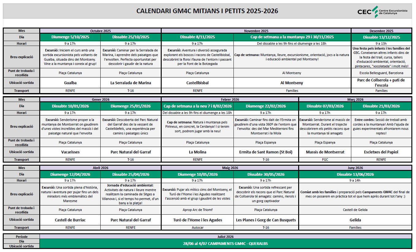 Calendari 25-26 GM4C petits mitjans Calendari 25-26 GM4C petits mitjans