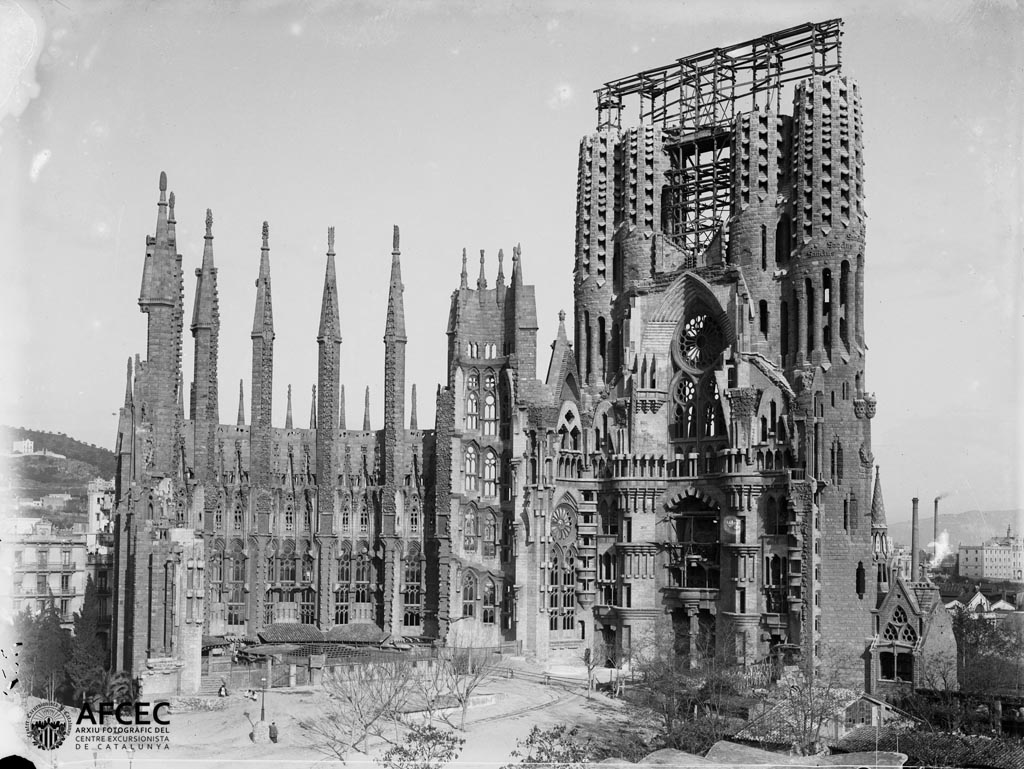 Temple de la Sagrada Família, Barcelona,1915-1920. Autor Josep Maria Co i de Triola.