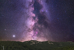 Photographing milky way