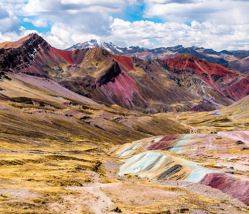 Vinicunca Rainbow Mountain in Peru